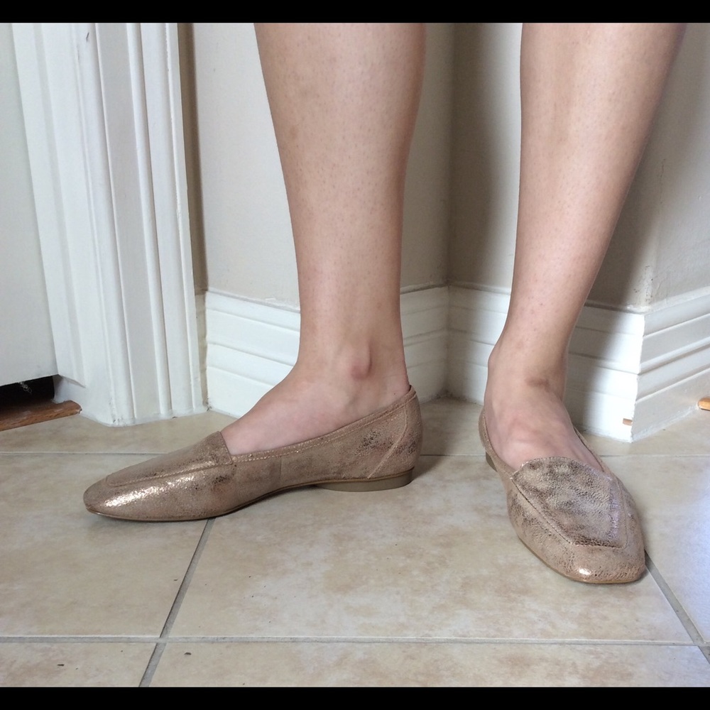 Donald J Pliner Honey Squared Toe Loafers - Picture 2 of 5